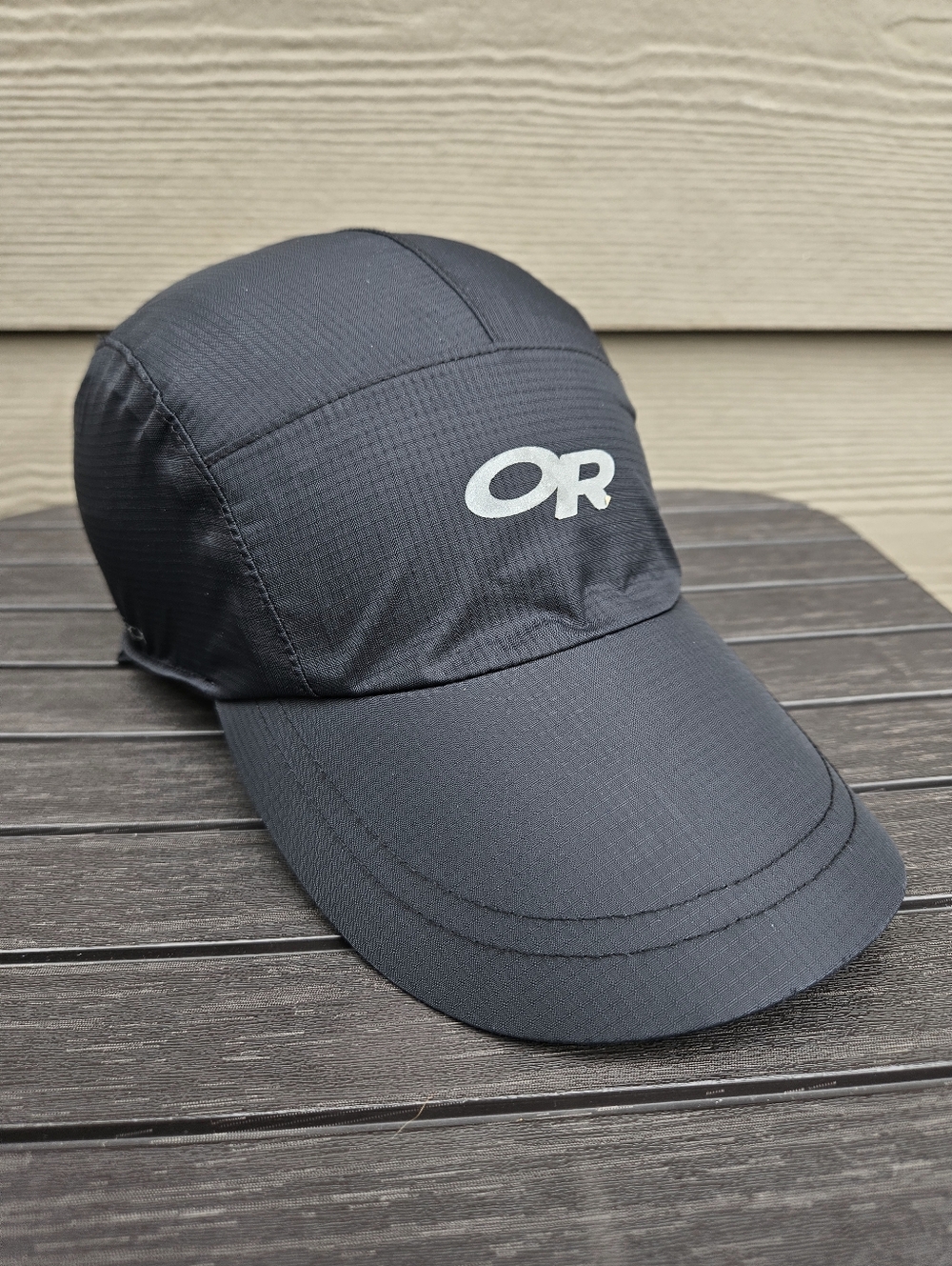 Outdoor Research OR Goretex Seattle Rain Cap Goretex Crushable Black Hat EUC